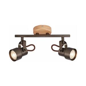 Brilo - LED bodové svietidlo TAHUN 2xGU10/5W/230V hnedé 2872-025 vyobraziť