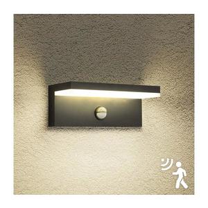 Brilagi-LED Vonkajšie nástenné svietidlo so senzorom TESSI LED/10W/230V čierna IP54 BRI367 vyobraziť