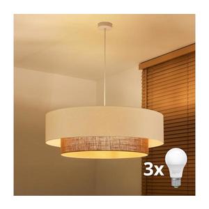 BRILAGI - LED závesný luster na lane BOHO STYLE, 3× E27 (max. 15 W), 230 V, priemer 80 cm 8590828006770 vyobraziť