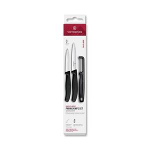 Victorinox - Sada kuchynských nožov so škrabkou SWISS CLASSIC 3 ks čierna 6.7113.33 vyobraziť