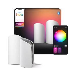 Philips - SADA 2x stmievateľných LED svietidiel RGBW Hue PLAY Wall Washer LED/20W/230V 2000–6500K biela 8720169385931 vyobraziť