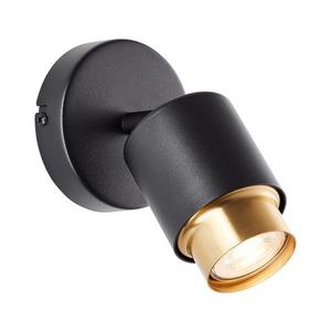 Brilliant - LED nástenné bodové svietidlo COVELO 1xGU10/5W/230V čierna/zlatá G04910/86 vyobraziť
