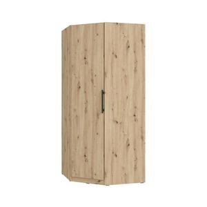 Rohová šatníková skriňa MARO 94x213 cm, dub Artisan CDXS91-D78 vyobraziť
