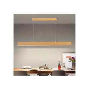 BRILAGI - stmievateľný LED luster na lanku SLIMLINE LED/40W/230V 3000-6000K dubový dekor + diaľkové ovládanie BRI362 vyobraziť