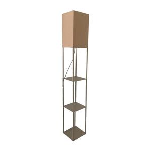 Brilagi - Stojacia lampa s policami GRADUS 1xE27/40W/230V 150 cm šedá/béžová 63019 vyobraziť