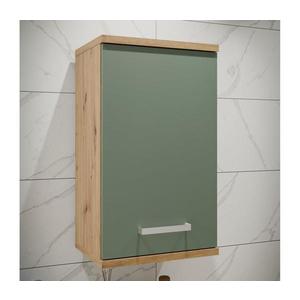 Nástenná kúpeľňová skrinka VENOM zelená/dub artisan VERH10-M888 vyobraziť