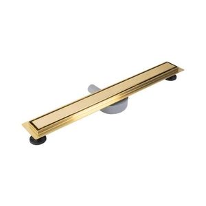 REA-G2704 - Odtokový žľab NEOX PRO 90 cm nerezová oceľ/brúsené zlato REA-G2704 vyobraziť