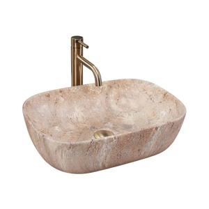 REA-U3323 - Umývadlo na dosku BELINDA 33, 5x46, 5 cm keramika/imitácia kameňa REA-U3323 vyobraziť