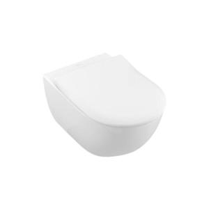 Villeroy & Boch 5614R201 - Závesné WC s toaletným sedadlom SoftClose SUBWAY keramika/biela 5614R201 vyobraziť