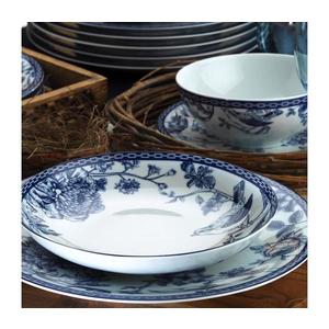 24-dielna jedálenská súprava, biela/modrá, porcelán 710KTP2953 vyobraziť