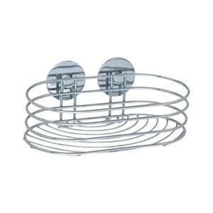 WENKO 18775100 - polica TURBO-LOC, okrúhla oceľ, 23, 5 x 13, 5 cm, lesklý chróm 18775100 vyobraziť