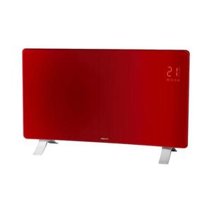 Sencor - Inteligentný elektrický priamy ohrievač/konvektor 1200/2400 W, 230 V, IP24, Wi‑Fi, červený 41013992 vyobraziť