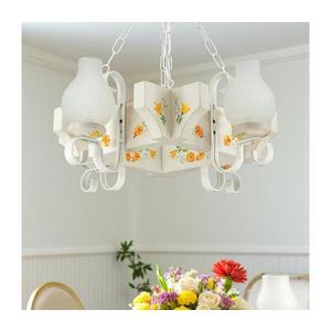 Brilagi - Luster na reťazi QUEEN 4xE14/40W/230V buk/krémová EX-01074 vyobraziť