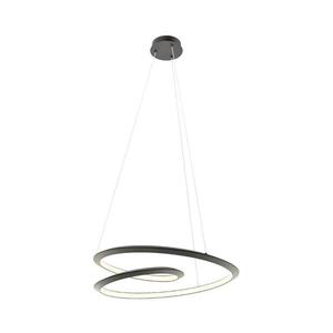 Redo 01-3378 - stmievateľný LED luster na lanku STORM LED/60W/230V, čierny 01-3378 vyobraziť