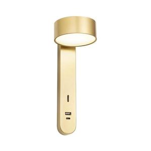 Redo 01-4641 - LED nástenné svietidlo SADES LED/6W/230V CRI 90 USB zlatá 01-4641 vyobraziť