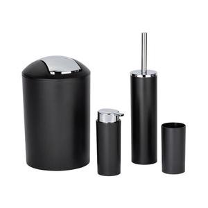 WENKO 24078800 - Sada CALVO 6, 5x13 cm čierna/lesklý chróm 24078800 vyobraziť