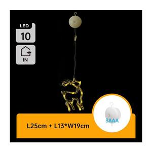 B.V. - LED vianočná dekorácia 10xLED/3xAAA sob 19 cm B10303K5U vyobraziť