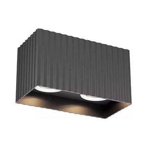 Redo 01-3412 - Bodové svietidlo DELPHI 2xGU10/7W/230V 16, 1x8, 1 cm čierna 01-3412 vyobraziť