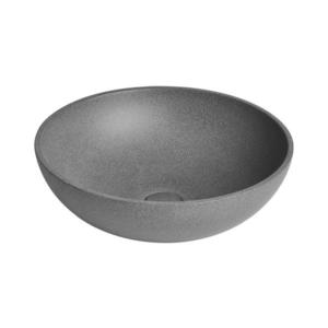 Sapho - Umývadlo na dosku TURF, priemer 44 cm, betón/čierny granit AR436 vyobraziť