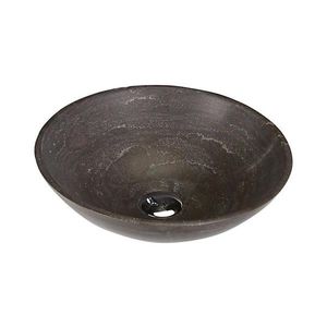 Sapho - Umývadlo na dosku BLOK pr. 40 cm hnedé/kameň 2401-02 vyobraziť