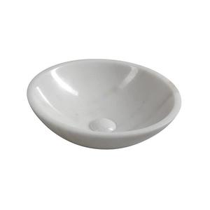 Sapho - Umývadlo na dosku BLOK, priemer 40 cm, mramor/biela 2401-34 vyobraziť
