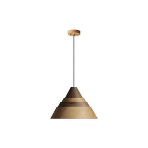 Drevený luster na lanku 1xE27/60W/230V pr. 33 cm masív/dub/orech/kaučukovník WRE031 vyobraziť