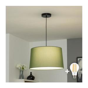 BRILAGI - LED luster na lanku CERIA 1xE27/40W/230V priemer 45 cm zelený BG3987+EG781045 vyobraziť