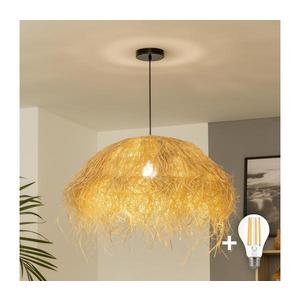 BRILAGI - LED luster na lanku CERIA BOHO 1xE27/40W/230V priemer 60 cm rafia BG3987+EG781149 vyobraziť