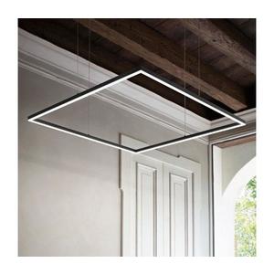 Ideal Lux - LED luster na lanku ORACLE SLIM LED/33W/230V 3000K 50x50 cm čierny 259161 vyobraziť