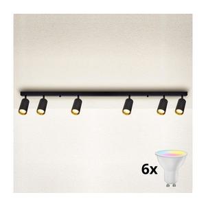Brilagi - LED Stmievateľné bodové svietidlo SELE 6xGU10/6, 5W/230V čierna/zlatá BG0633+AI2320 vyobraziť