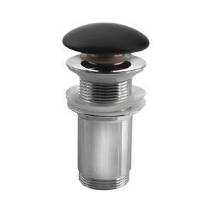 Sapho - Umývadlová vpusť, priemer 7 cm, matná čierna/lesklý chróm AR901 vyobraziť