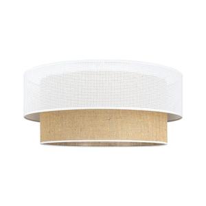 Stropné svietidlo BORHO 1xE27/60W/230V Ø 40 cm biela/juta 0250 vyobraziť