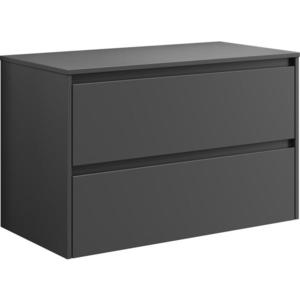 BATH DELUXE Kúpeľňová skrinka TRONDHEIM pre umývadlo 90 cm, antracit 03-090-67-43-00 vyobraziť