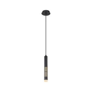 Globo 15630H - LED luster na lanku PENNY LED/12W/230V 3000K čierna 15630H vyobraziť