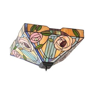 Endon 70698 - Stropné svietidlo Tiffany WILLOW 2xE27/60W/230V 70698 vyobraziť