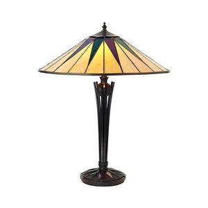 Endon 64045 - Namizna svetilka Tiffany DARK STAR 2xE27/60W/230V Ø 49 cm 64045 vyobraziť
