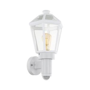 Eglo 79288 - Vonkajšie nástenné svietidlo so senzorom MONSELICE 1xE27/28W/230V IP44 biele 79288 vyobraziť