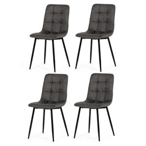 Sada jedálenských stoličiek Vintage CT-281 BK3, 4ks vyobraziť