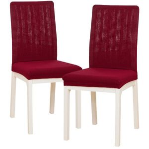 4Home Napínací poťah na stoličku Magic clean vínová, 45 - 50 cm, súprava 2 ks vyobraziť