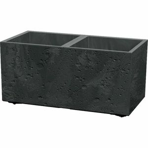 Kvetináč SIERRA CASE BETON EFFECT 57, 7 cm, čierna, S vyobraziť