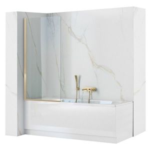 REA - Vaňová zástena Elegant 80 zlatá REA-W5601 vyobraziť