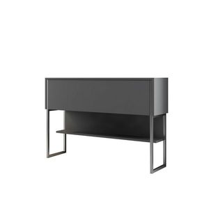 Komoda Luxe Anthracite and Silver vyobraziť