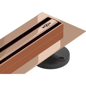 MEXEN - Flat 360 Slim žľab otočný 120 cm ružové zlato 1641120 vyobraziť