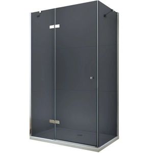 MEXEN/S - ROMA sprchovací kút 90x110, grafit, chróm 854-090-110-01-40 vyobraziť
