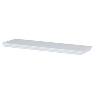 Nástenná polička P-025, matná biela, 80 cm vyobraziť