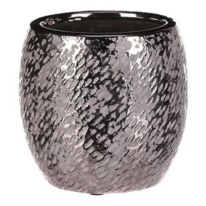 Keramický obal na kvetináč strieborná Silver pr. 14 cm, strieborná vyobraziť