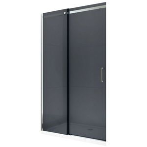 MEXEN - OMEGA posuvné dvere 140x190 cm 8 mm chróm, grey so sadou pre niku 825-140-000-01-40 vyobraziť