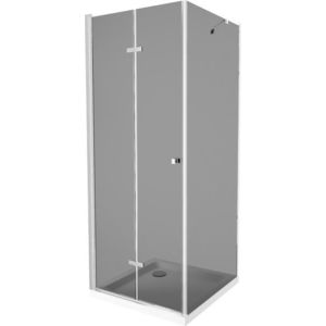 MEXEN/S - Lima sprchovací kút 80x80, grafit, chróm + biela vanička so sifónom 856-080-080-01-40-4010 vyobraziť