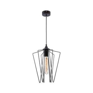 Jupiter 1641 - Luster na lanku SAO 1xE27/60W/230V čierna 1641 vyobraziť