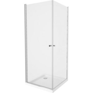 MEXEN/S - PRETORIA duo sprchovací kút 70 x 70, transparent, chróm + vanička vrátane sifónu 852-070-070-01-02-4010 vyobraziť